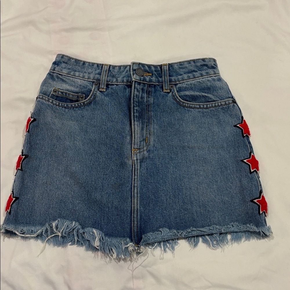 Carmar Blue Denim Skirt